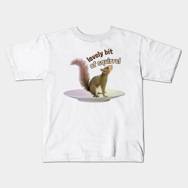 Lovely bit of squirrel Kids T-Shirt by Wjwb1964